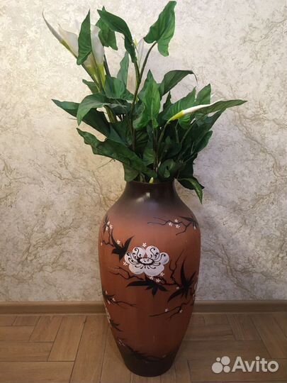 Ваза напольная, керамика