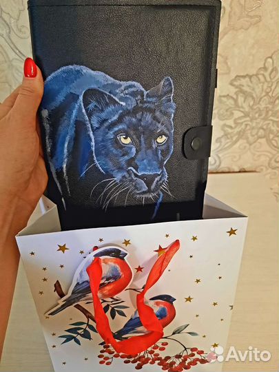 Новый ежедневник+ съёмная обложка из нат.кожи