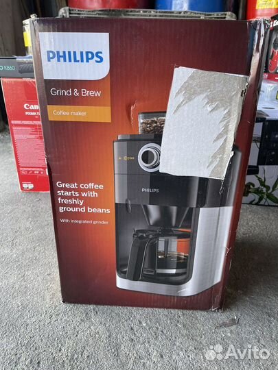 Кофеварка Philips Grind & Brew HD7767