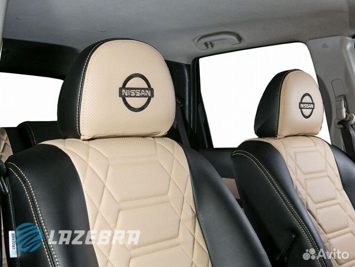 Чехлы из экокожи для Nissan X-Trail T-31