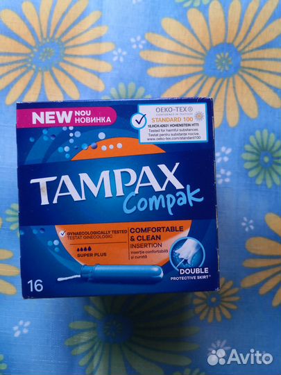 Тампоны Tampax Compak Comfortable&Clean новинка