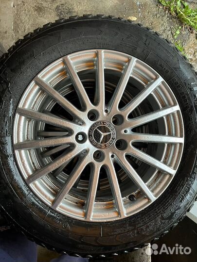 Комплект зимних колес r16 для mercedes
