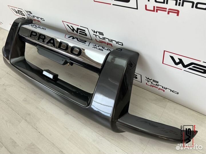 Накладка на бампер toyota Land Cruiser Prado 120