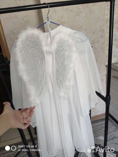 Костюм ангела для девочки 6-8 лет