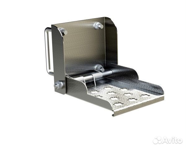 Подножка складная для лодочного прицепа / практик