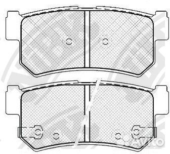 Колодки тормозные ssangyong rexton 02больше чем/ky