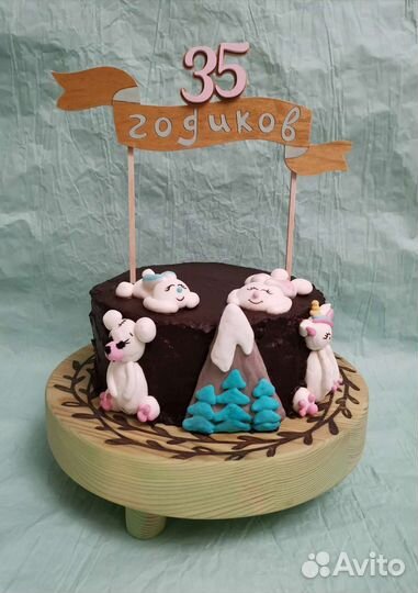 Топпер для торта 35