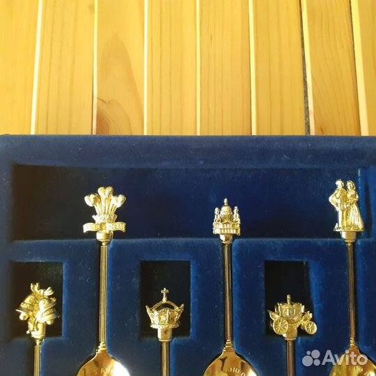 Набор коллекционных ложечек Англия. Диана. Чарльз