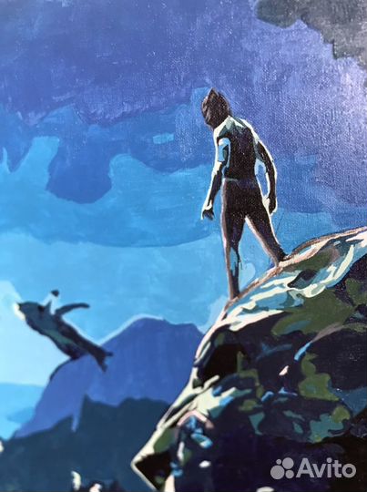 Картина готовая по номерам