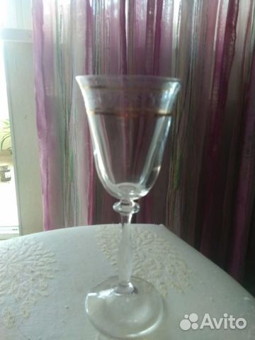 Набор фужеров для вина из богемского стекла 6 шт