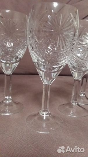 Хрустальные рюмки и бокалы СССР