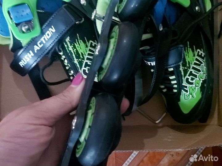 Коньки 2в 1 ролики/коньки