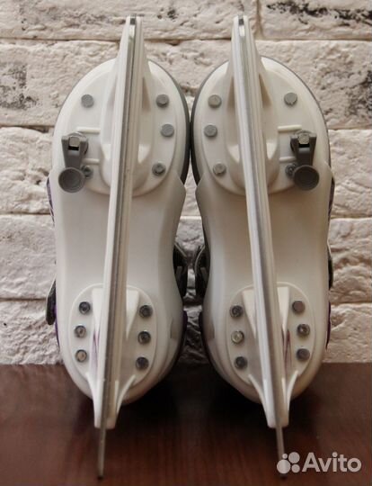 Коньки ледовые детские раздвижные FIT100 Oxelo