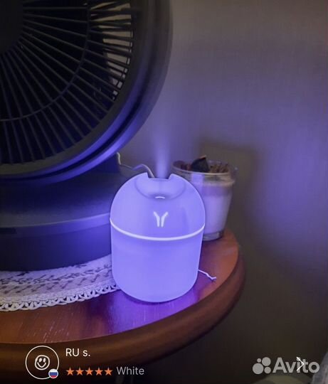 Бесшумный мини увлажнитель воздуха