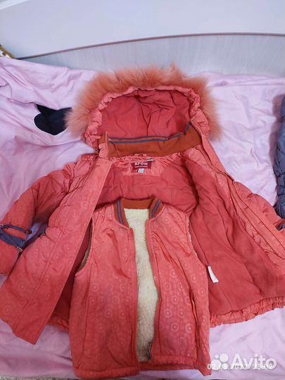 Зимний комбинезон для девочки 104