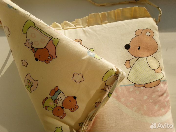 Кукла. Переноска для детей. Бортики в кроватку