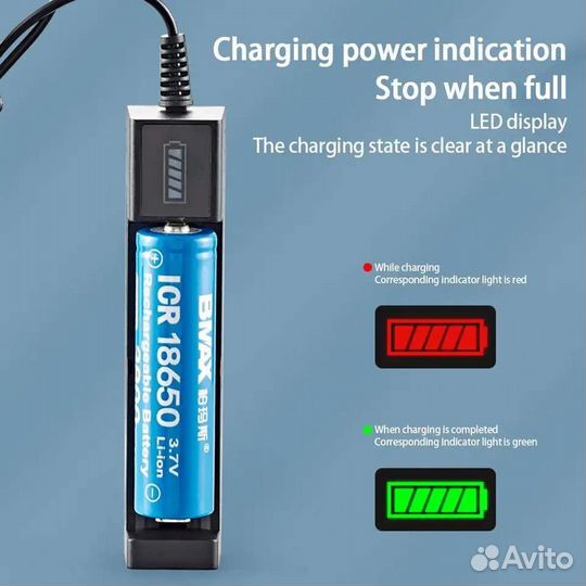 Зарядное устройство USB для литиевых акк. (18650)