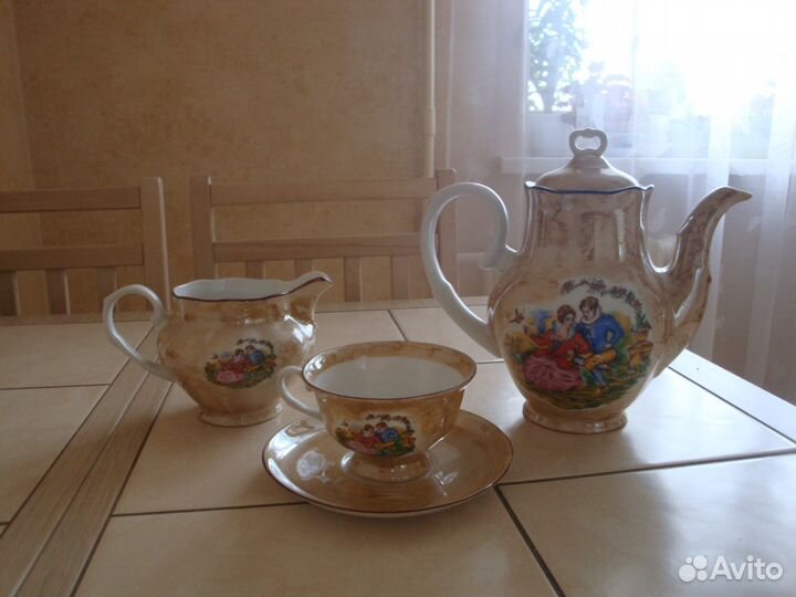 Фарфоровый чайный сервиз пр -ва польша Мадонна15пр