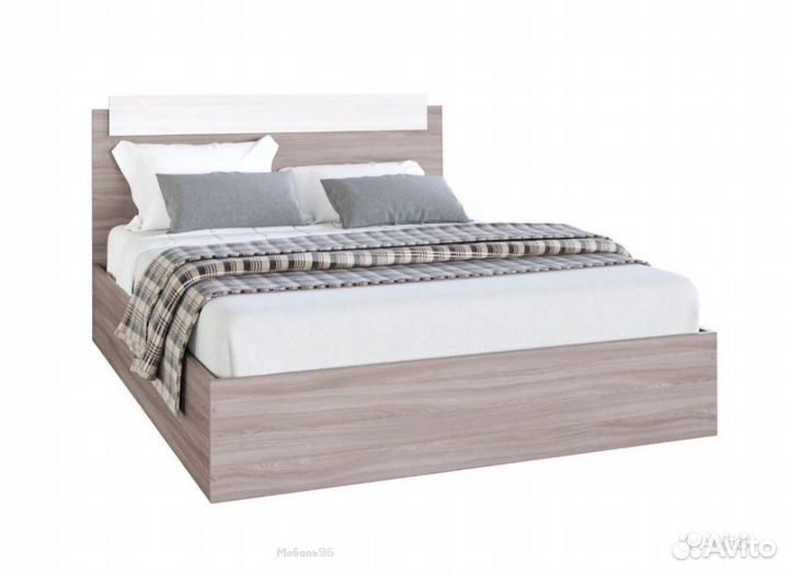 Кровать Эко 1200 ясень шимо