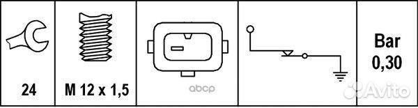 Датчик давления масла BMW