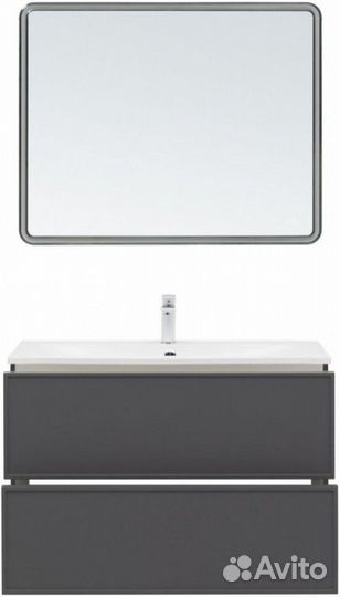 Мебель для ванной Aquanet Арт 90 ясень графит