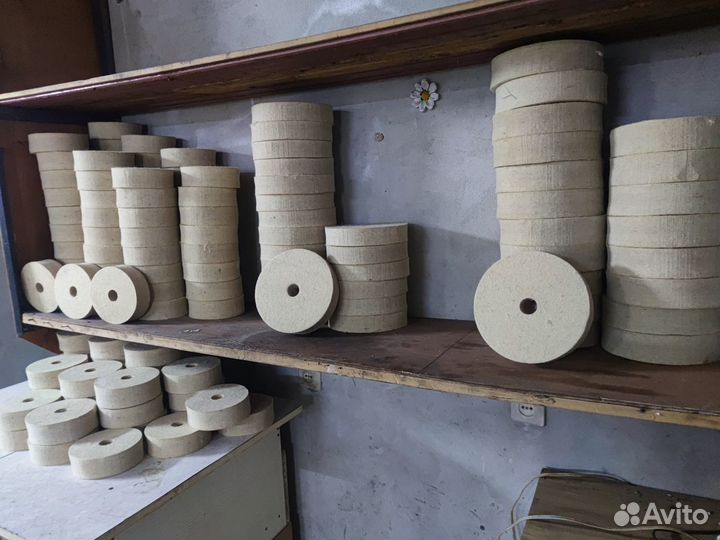 Круги войлочные, Пластины