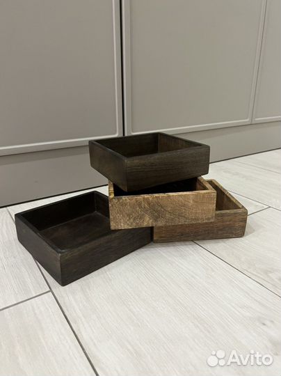 Поднос деревянный новый h&m home