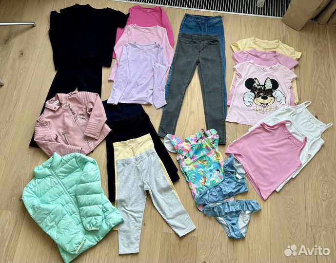Вещи пакетом для девочки 122/128 см