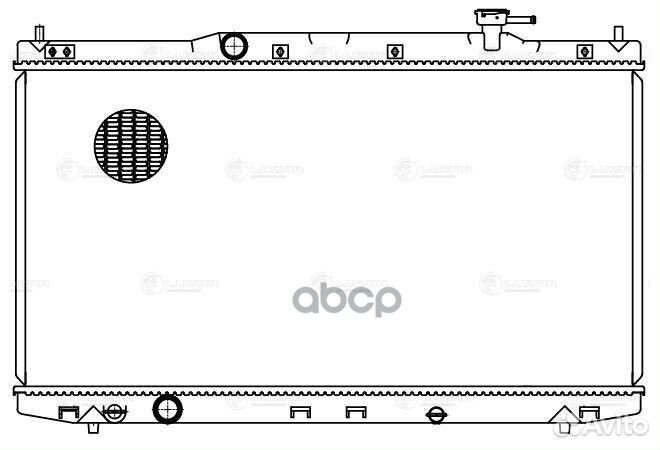 Радиатор основной honda Accord 2012- mot.2,0/2