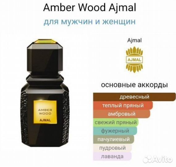 Духи Amber Wood