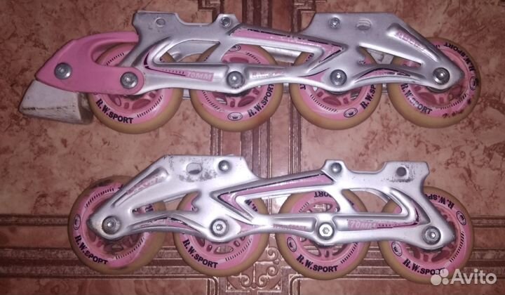 Роликовые коньки-трансформеры раздвижные 31-34 р-р