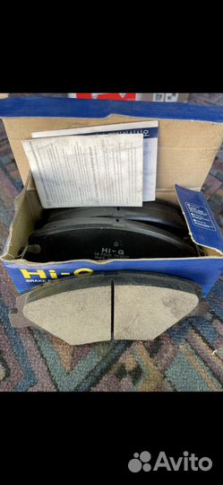 Колодки передние тормозные