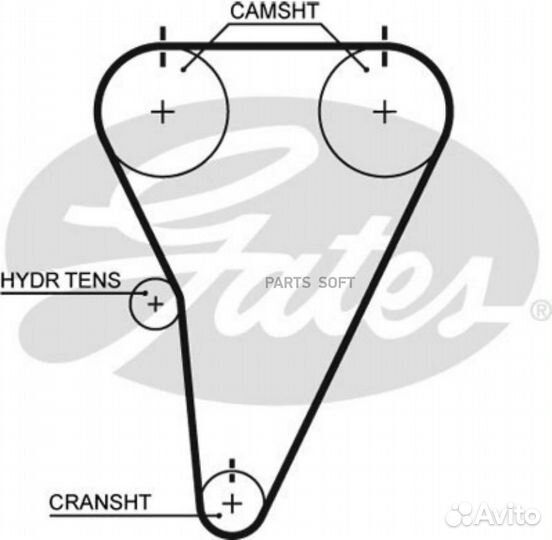 Gates T215 Ремень грм