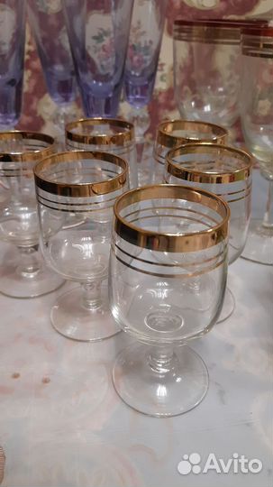 Фужеры,рюмки хрустальные