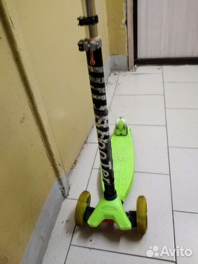 Самокат детский трехколесный бу
