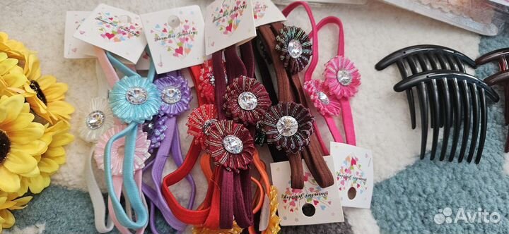 Повязки на голову/ободки/резинки