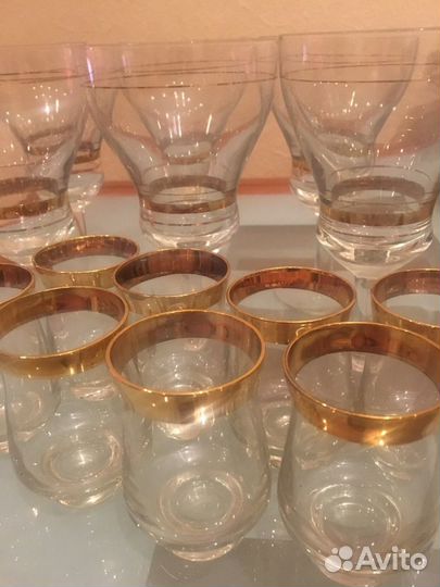 Рюмки, фужеры стекло из СССР