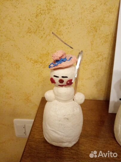 Ватный снеговик СССР 70-х г. Редкий