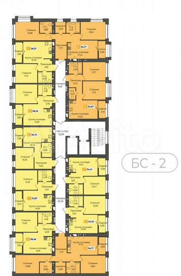 1-к. квартира, 38,8 м², 3/9 эт.