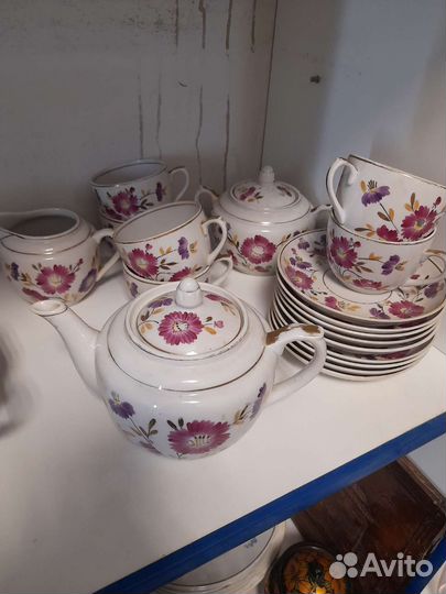 Чайный сервиз вербилки 1954-1965г