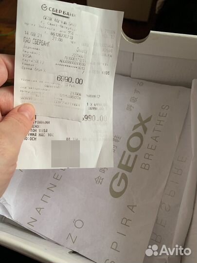 Оригинал Демисезонные ботинки сапожки geox 24