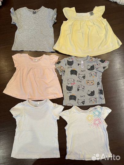 Вещи для девочки пакетом 92