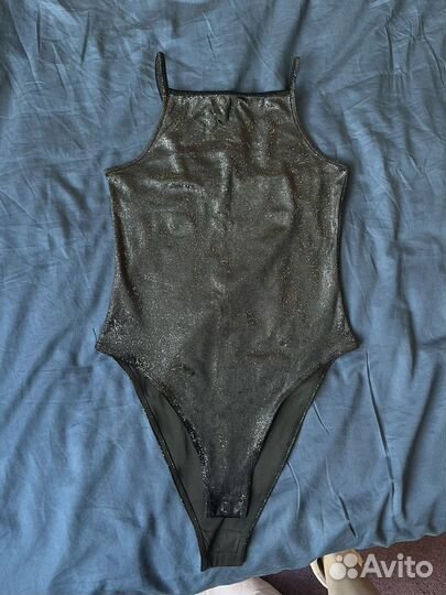 Блестящее боди H&M