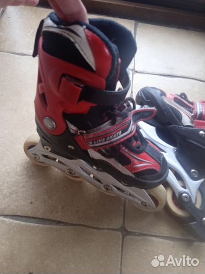 Роликовые коньки детские раздвижные