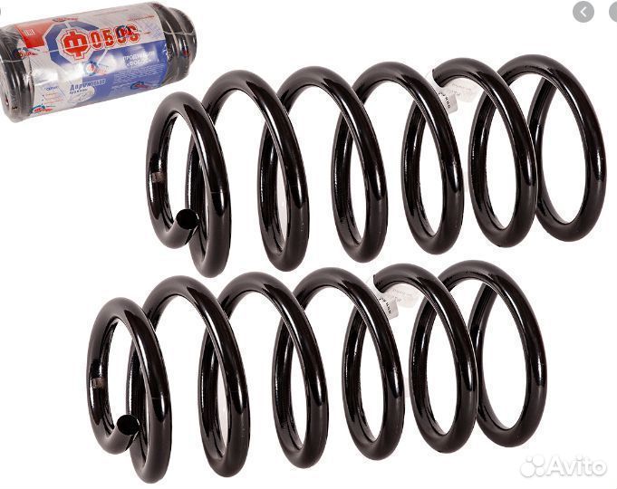 Пружина задняя Solaris 2, Rio 4 усиленные 2шт