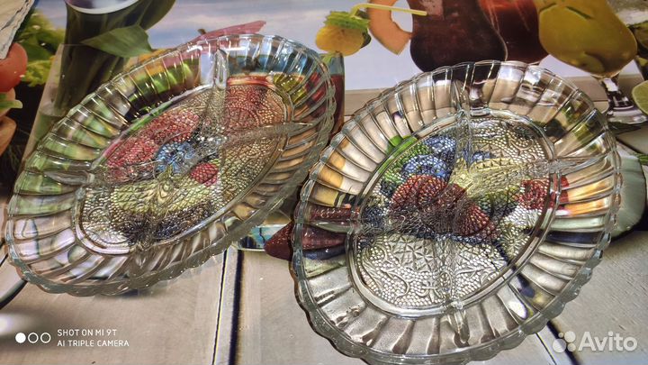 Овальное блюдо. набор из 2 блюд