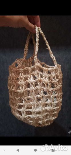 Советская бутыль в оплётке. Сетка авоська СССР