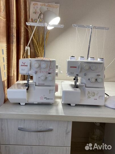 Оверлок janome 204d