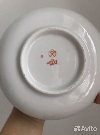 Набор столовой посуды чайная пара лфз СССР