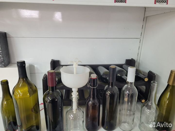 Бутылка стеклянная 0,375; 0,5; 0,75; 1,5 литра